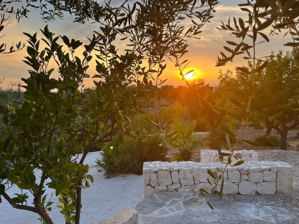 Casa Giuliveto - Charmantes Ferienhaus Mit Privatpool In Olivenhain Ostuni Luaran gambar