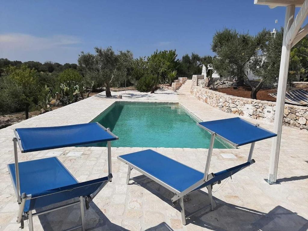 Casa Giuliveto - Charmantes Ferienhaus Mit Privatpool In Olivenhain Ostuni Luaran gambar