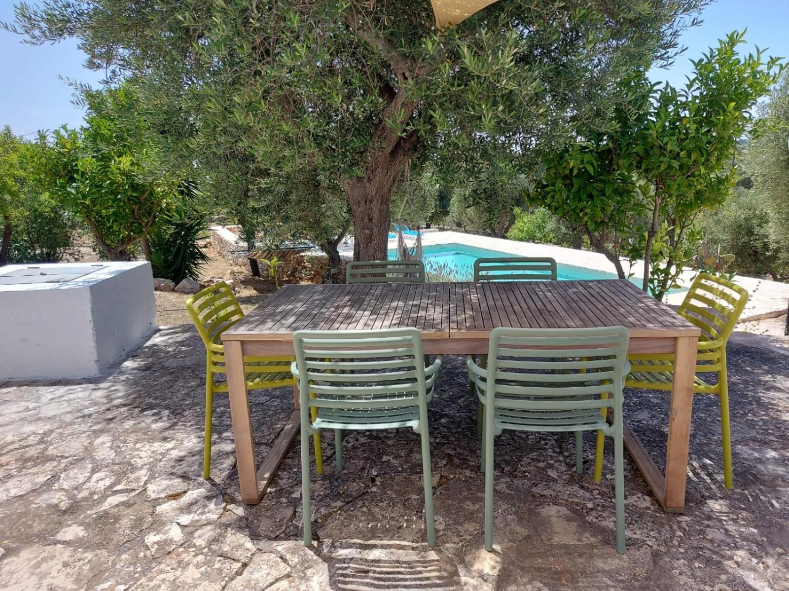 Casa Giuliveto - Charmantes Ferienhaus Mit Privatpool In Olivenhain Ostuni Luaran gambar