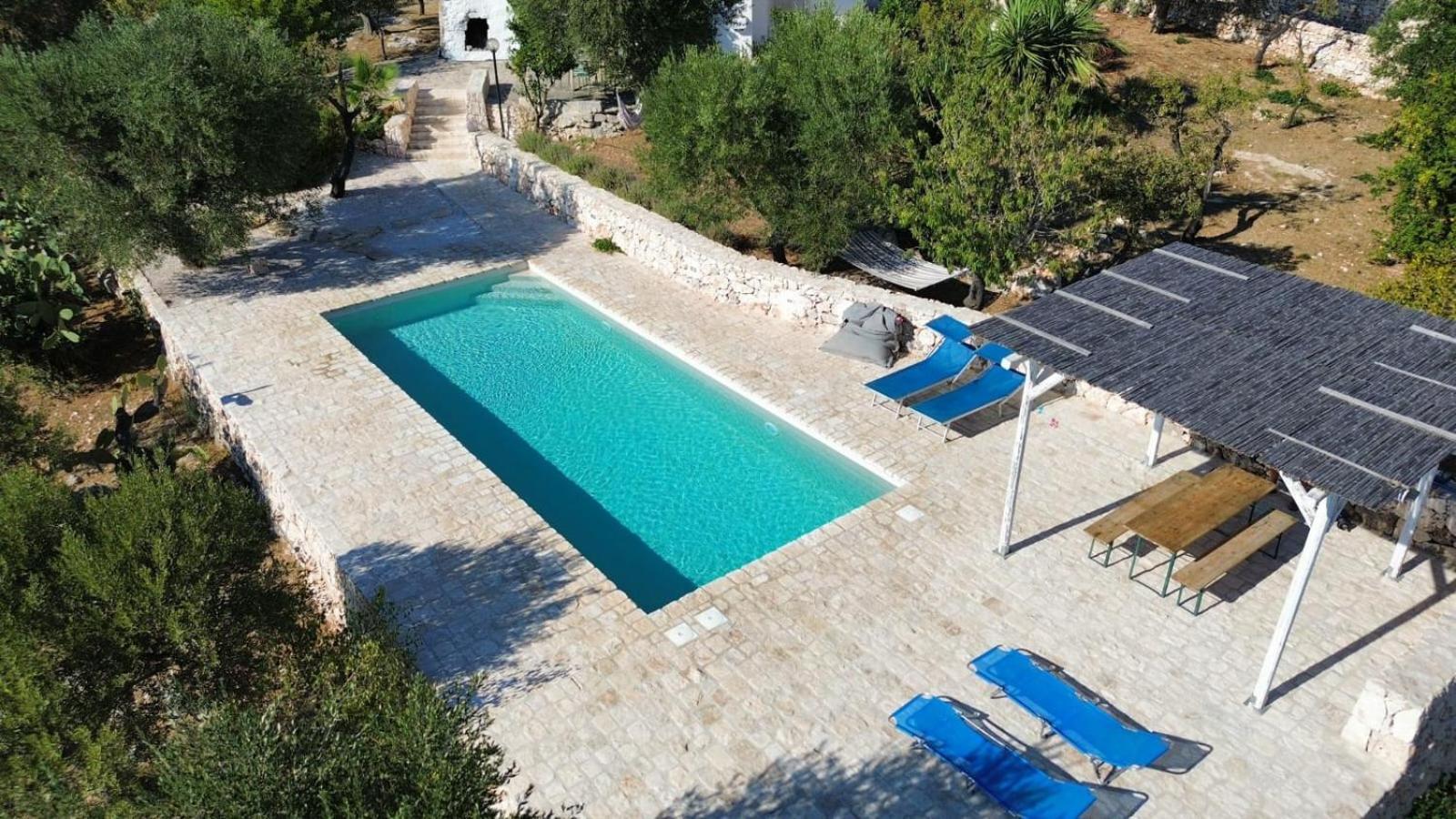 Casa Giuliveto - Charmantes Ferienhaus Mit Privatpool In Olivenhain Ostuni Luaran gambar