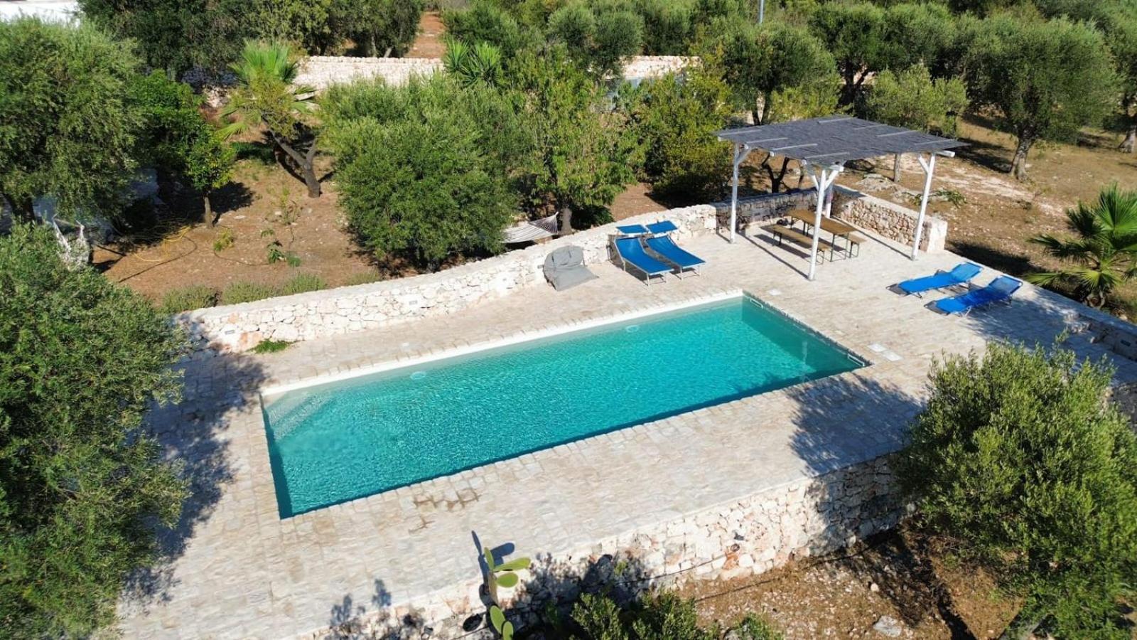 Casa Giuliveto - Charmantes Ferienhaus Mit Privatpool In Olivenhain Ostuni Luaran gambar